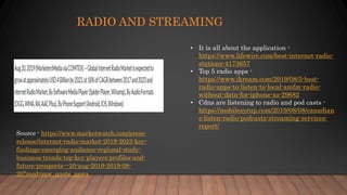 Entertrainment Industry and Streaming - January 2021