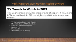 Entertrainment Industry and Streaming - January 2021