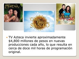 Audiencia ComercialSe cuenta con una participación de audiencia comercial de 40% en México y hemos exportado nuestra popular programación a más de 100 países 