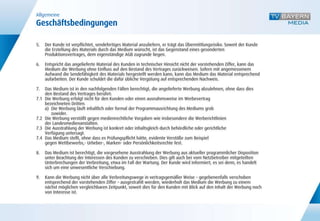 Allgemeine
Geschäftsbedingungen
 