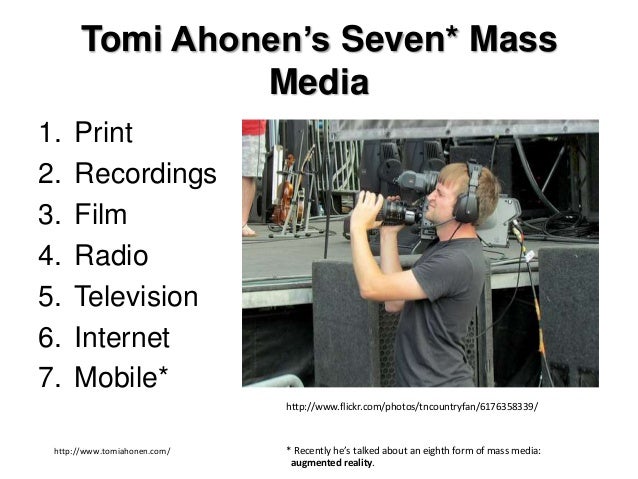 the first form of mass media was the