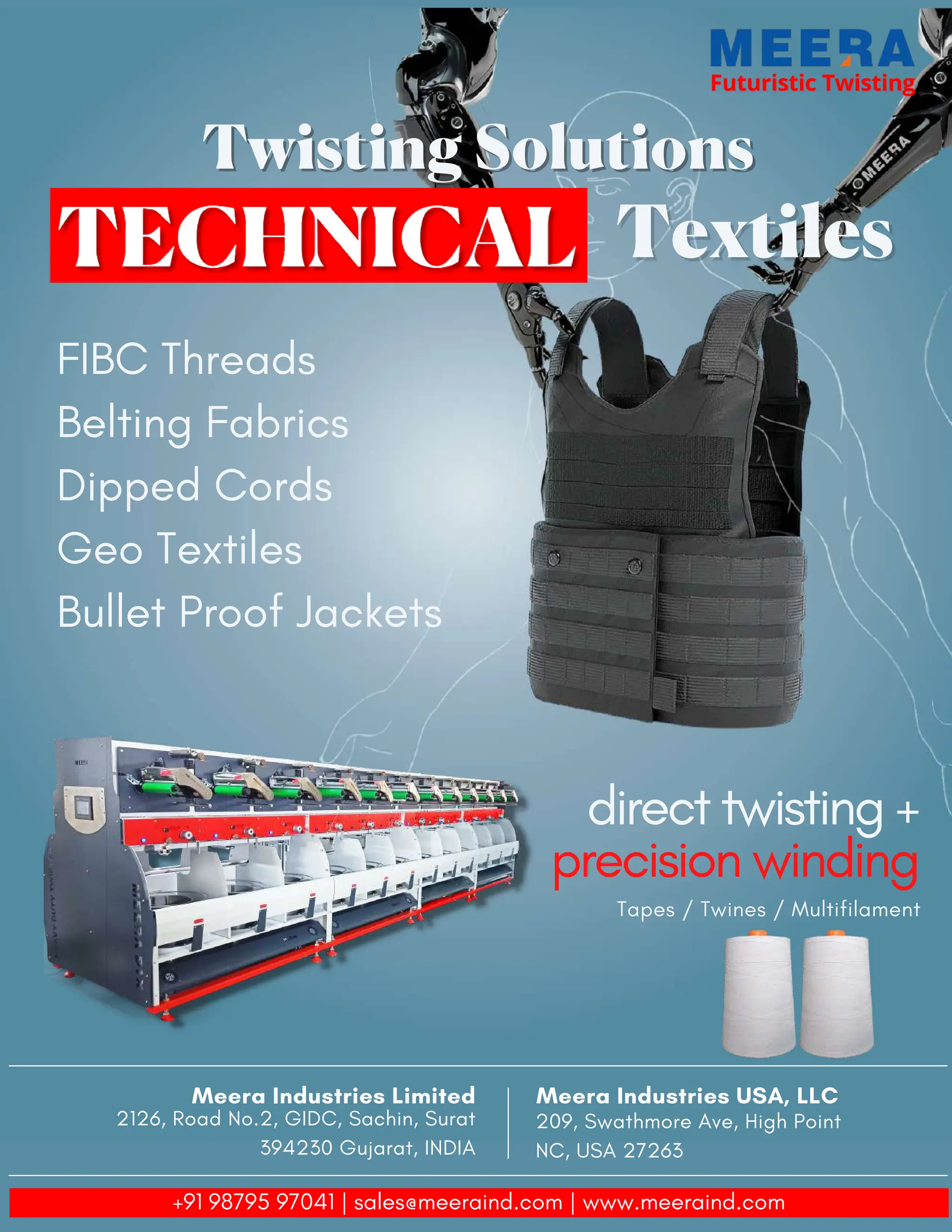 36 AUG 2022
textilevaluechain.in
Futuristic Twisting
Futuristic Twisting
Twisting Solutions
Twisting Solutions
Textiles
Textiles
 