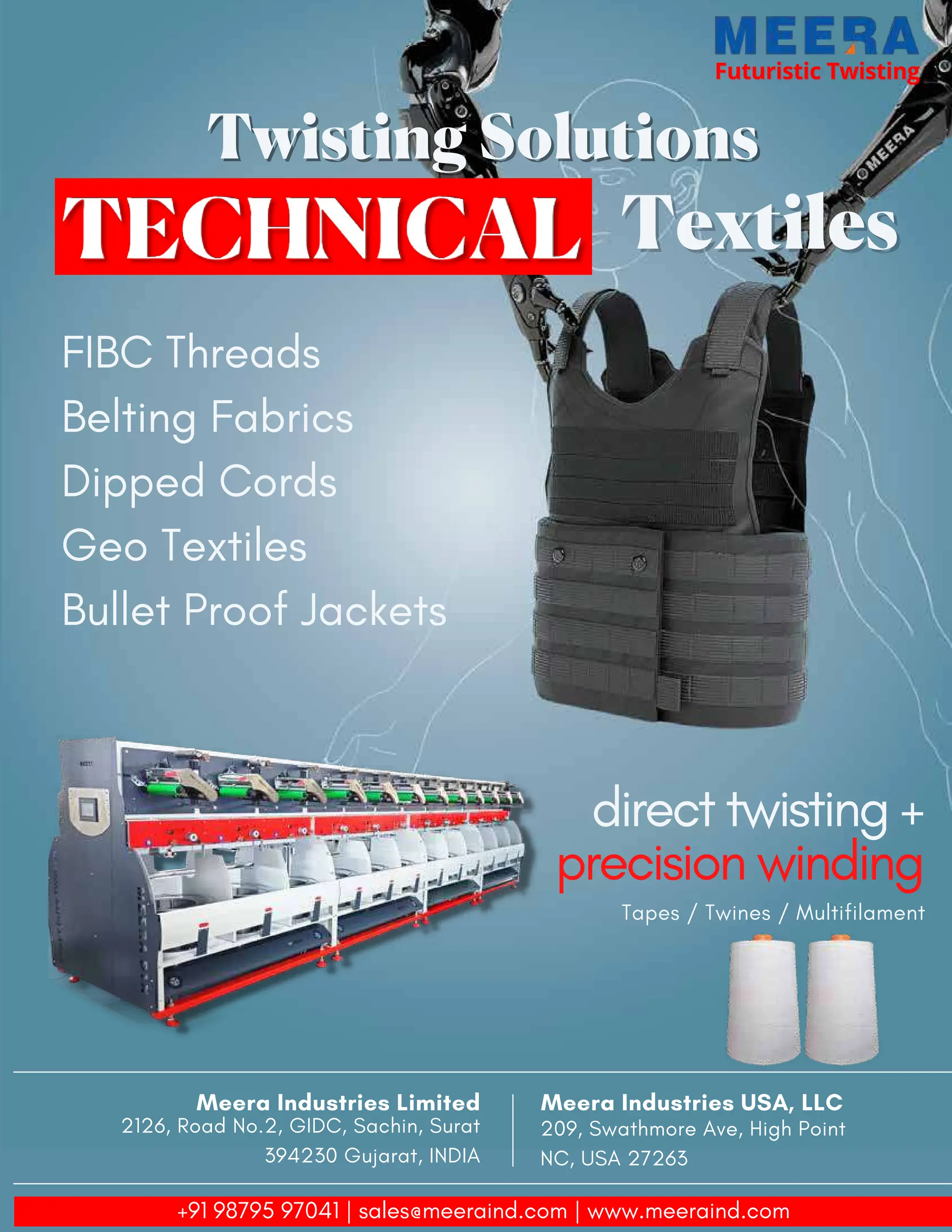 74 TVC | JULY 2022
Futuristic Twisting
Futuristic Twisting
Twisting Solutions
Twisting Solutions
Textiles
Textiles
 