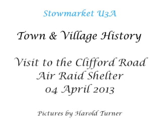 Town & Village History
 