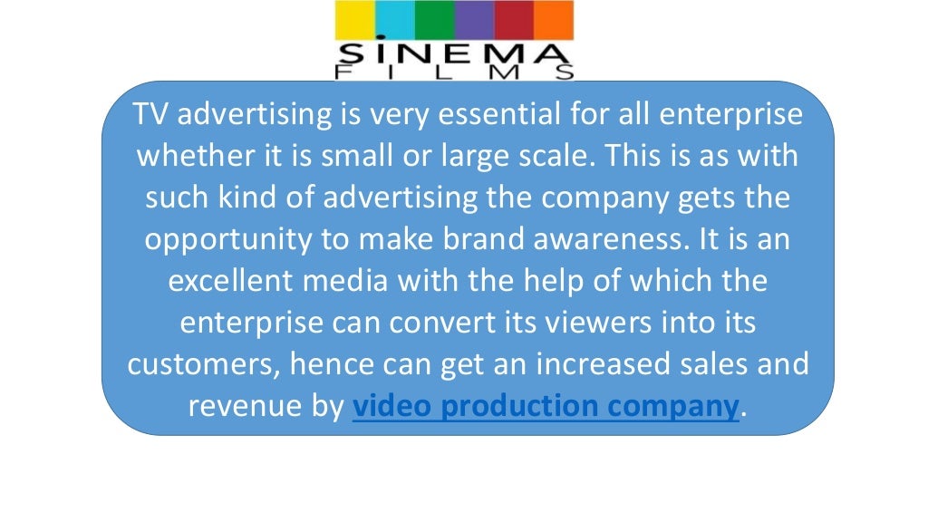 TV Commercial Production Companies