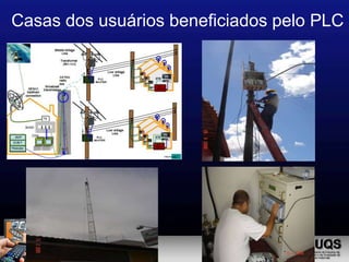 Casas dos usuários beneficiados pelo PLC
 