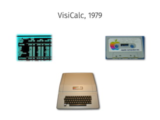 VisiCalc, 1979 
 