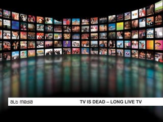 TV IS DEAD – LONG LIVE TV
 