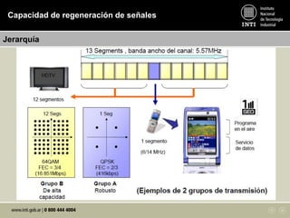 Jerarquía
Capacidad de regeneración de señales
 