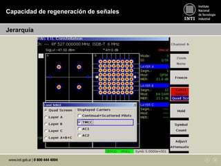 Jerarquía
Capacidad de regeneración de señales
 