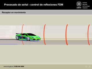 Procesado de señal - control de reflexiones FDM
Receptor en movimiento
 