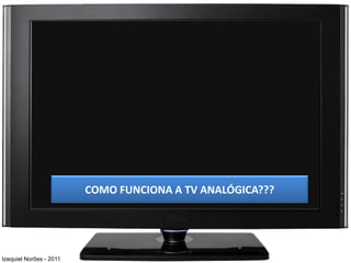 COMO FUNCIONA A TV ANALÓGICA???




Izequiel Norões - 2011
 