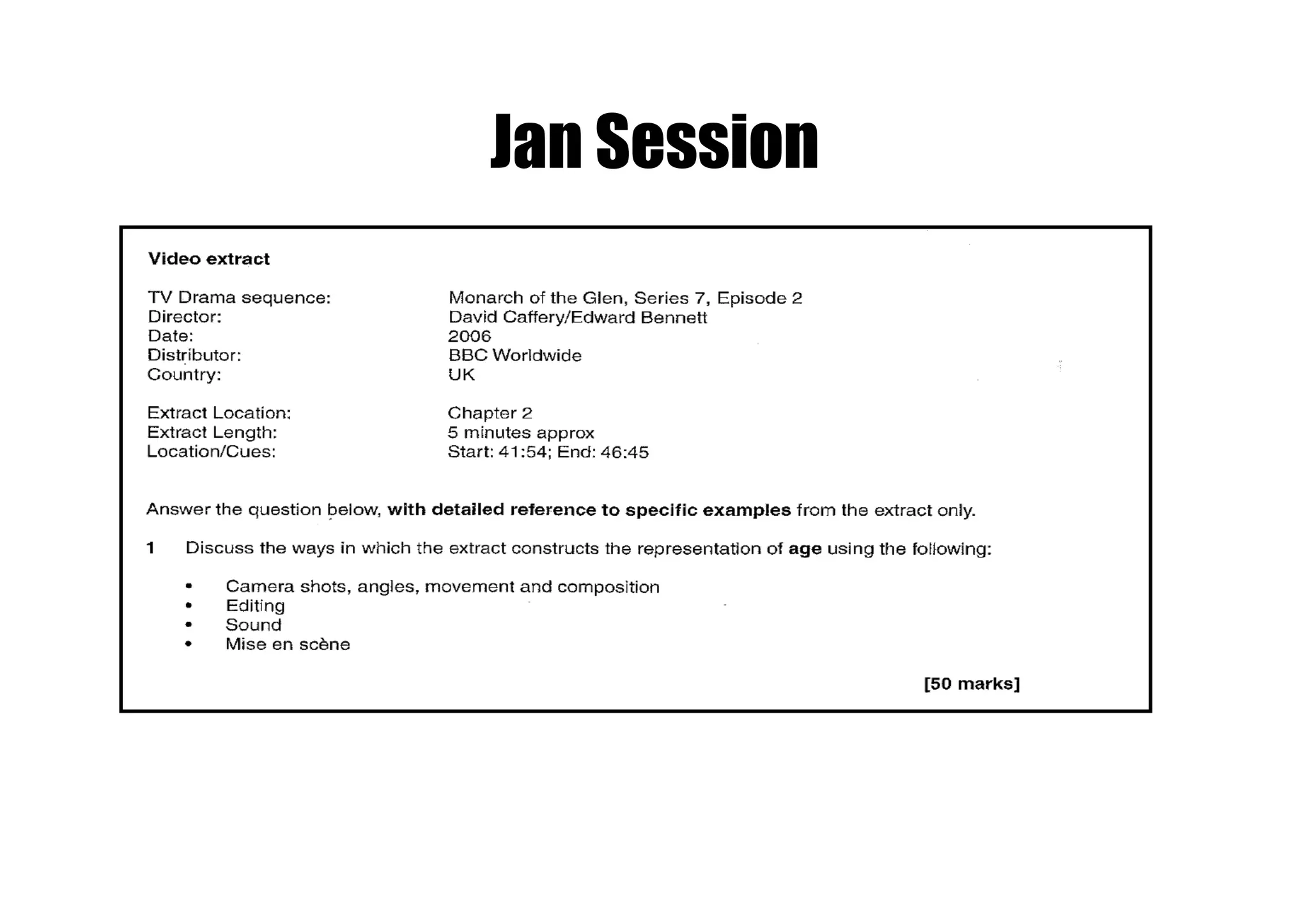 Approaches to TV Drama