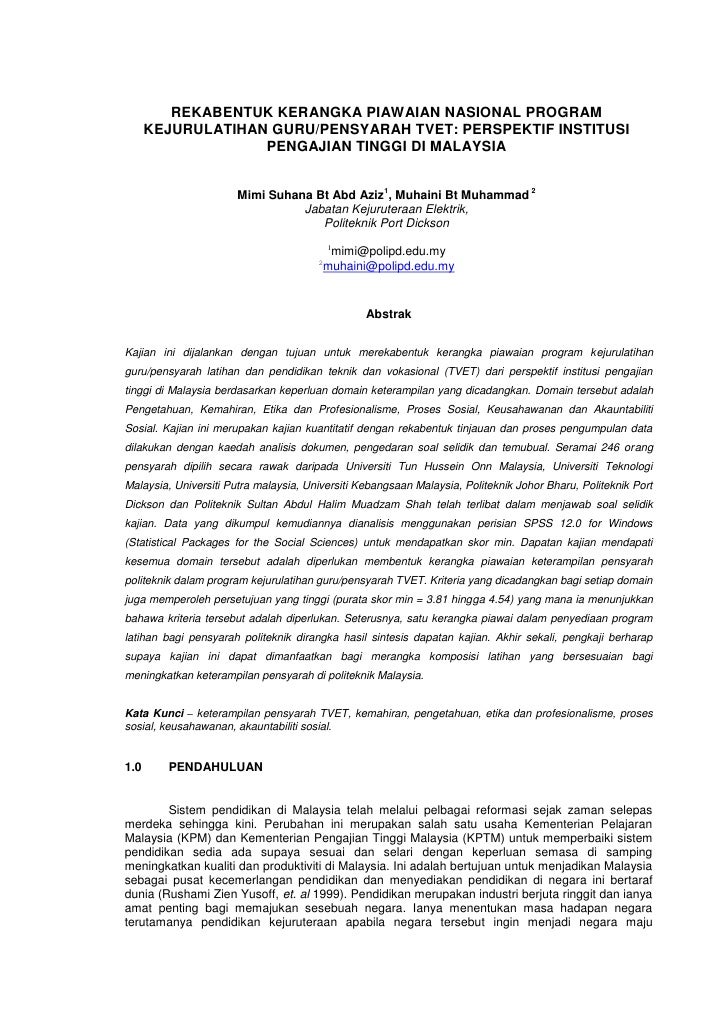 Tvet di msia