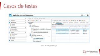 Casos de testes
 