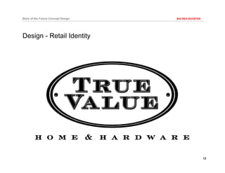 12
BIG RED ROOSTERStore of the Future Concept Design
Design - Retail Identity
 