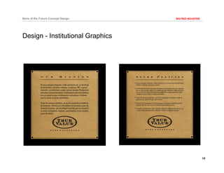 15
BIG RED ROOSTERStore of the Future Concept Design
Design - Institutional Graphics
 