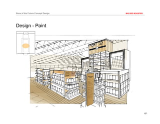 17
BIG RED ROOSTERStore of the Future Concept Design
Design - Paint
 