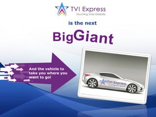 is the next




And the vehicle to
take you where you
want to go!
 