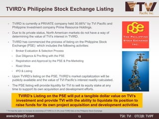 TVI Pacific Corporate Presentation | PDF