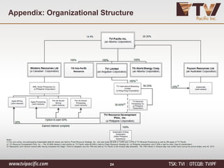 Appendix: Organizational Structure
24
 