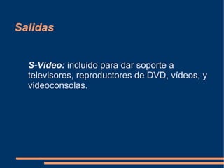 Tarjetas Gráficas y Monitores