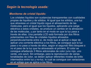 Tarjetas Gráficas y Monitores