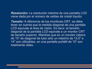 Tarjetas Gráficas y Monitores