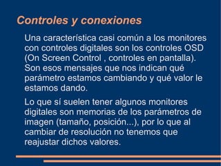 Tarjetas Gráficas y Monitores