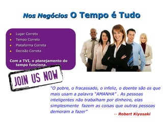 3Time de Líderes  (Power Pool)    O Power Pool permitequeosAsssociadosPresidentestenhamparticipaçãonosrendimentosdacompanhia.     O conceito de Power Pool garantealavancagemcontínua de rendadando a vocêumaoportunidade de conseguirumaposiçãoprivilegiada no ConselhoAdministrativodaCompanhia.