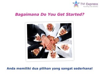 Bagaimana Do You Get Started? Anda memiliki dua pilihan yang sangat sederhana! 