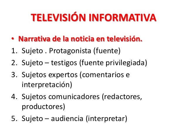Tv informativa 1 clase