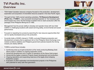 Tvi pacific corporate presentation 08.10.2021 final | PDF
