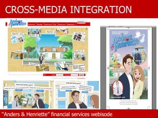 CROSS-MEDIA INTEGRATION “ Anders & Henriette” financial services webisode 