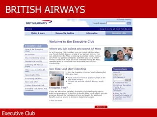 BRITISH AIRWAYS Executive Club 