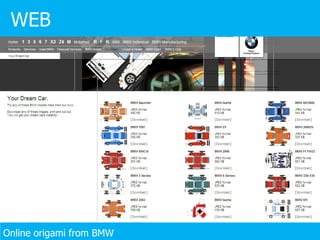 WEB Online origami from BMW 