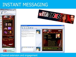 INSTANT MESSAGING Channel extension and engagement 