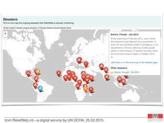 from ReliefWeb.int—a digital service by UN OCHA, 25.02.2015
 
