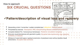 approach to transient visual loss in clinical practice // | PDF | Eye ...