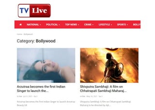 Tv live india  