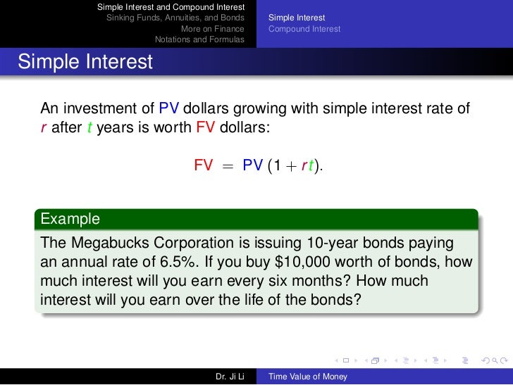 Time Value Of Money