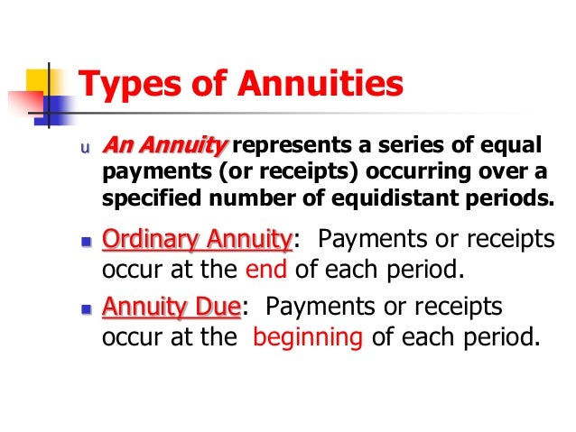 deferred annuity formulas