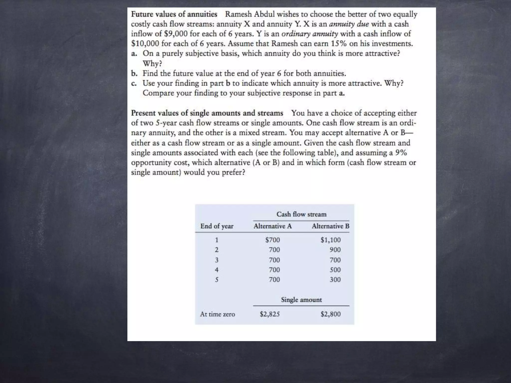 Time Value of Money Seatwork