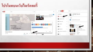 โปรโมทบนเว็บไดเร็คทอรี่
 
