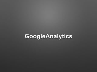 GoogleAnalytics
 