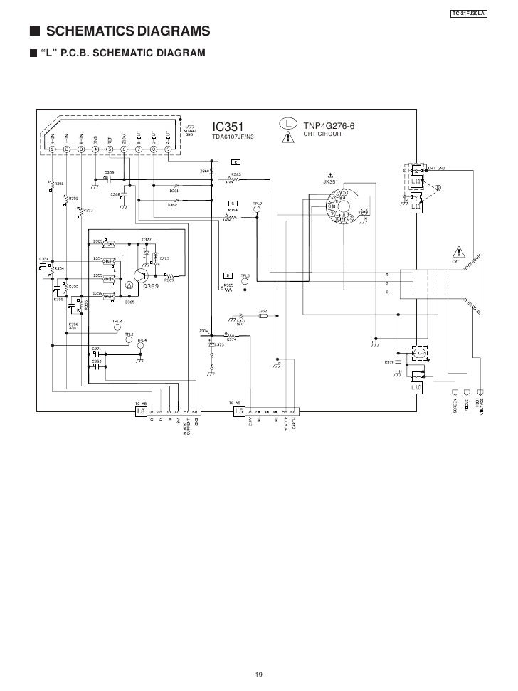 schematic diagram crt tv sharp schematic diagram crt tv sharp