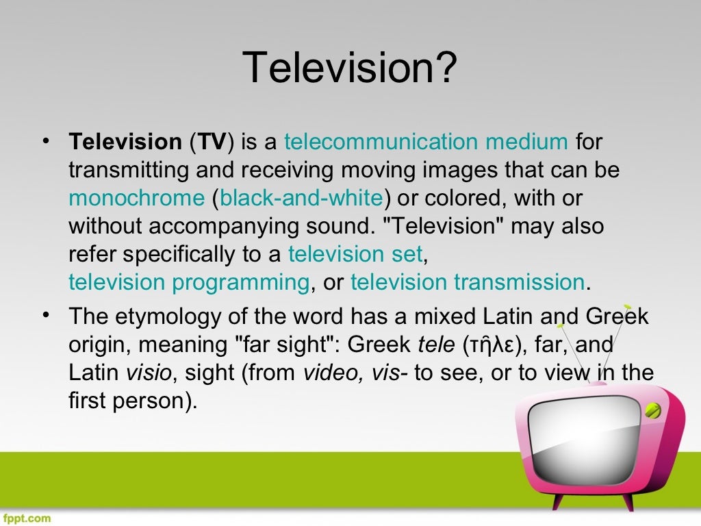 Tv Ppt
