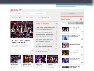 Tv presentation research | PPTX