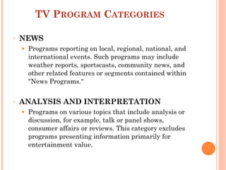 Example Television Program Tv programming | PDF