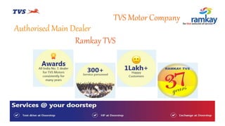 TVS Motor Company
Authorised Main Dealer
Ramkay TVS
 